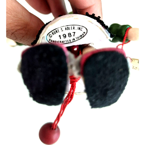 Kurt S. Adler 1987 Handcraft Christmas Ornament Holiday - Picture 3 of 4